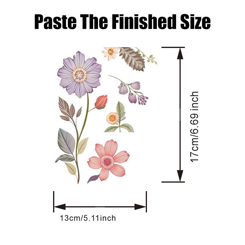 Product Introduction of Flowers Switch Stickers PVC Self-adhesive Removable Waterproof Sticker for Bedroom Bathroom Living Room Home Decoration Decals 17