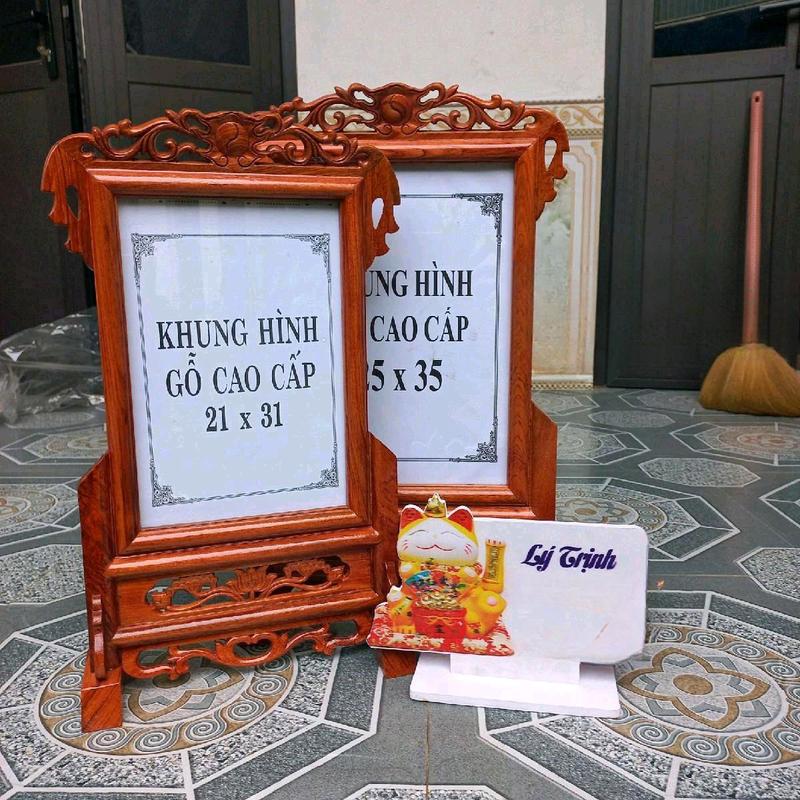 khung ảnh gỗ hương đá. 21cm×31cm 25×35cm Khung Tranh Decor Đồng việt nam đóng tường việt nam đóng tường đơn để bàn Vietnam Đạo Phật Decor Phòng Treo Tường Trang Trí Nhà