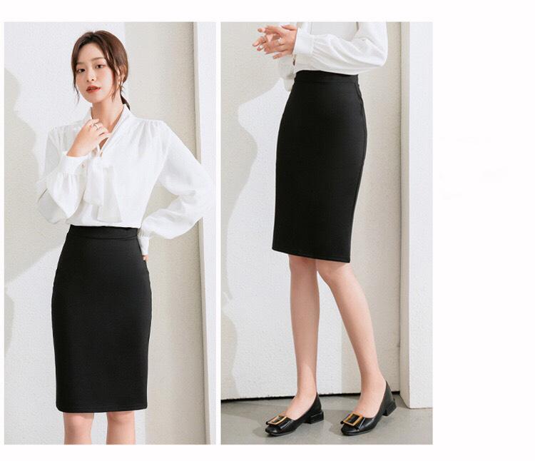  Chân váy công sở che gối Chân váy bút chì ôm body Umi dài 60cm susuclothing 