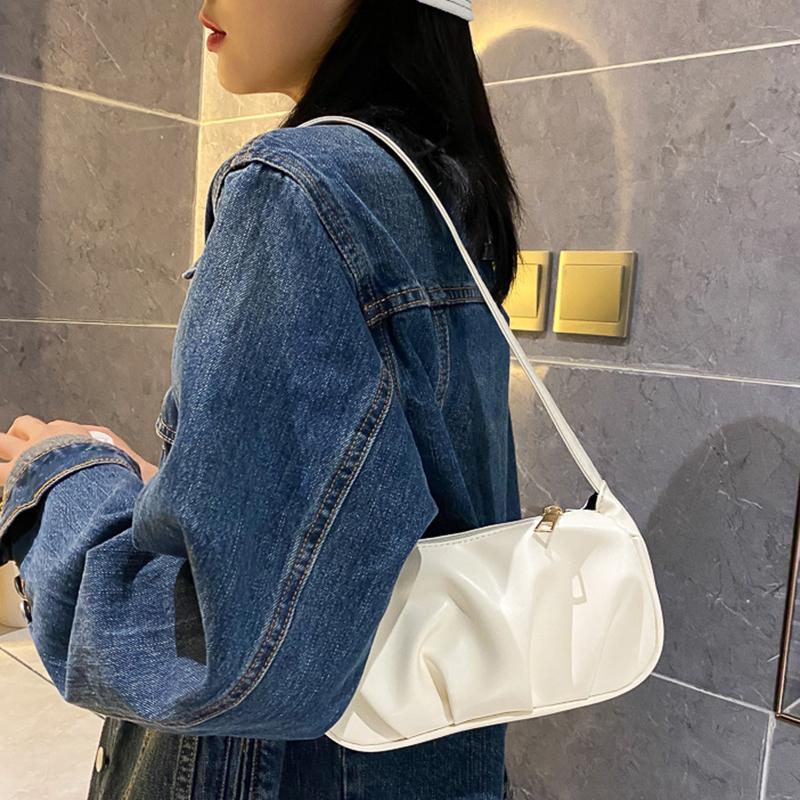 Product Introduction of Beg Tangan Kasual, Rekaan Berlipat Awan, Beg Tote Ladu Wanita, Beg Ketiak, Beg Bahu Beli Belah, Beg Ketiak 16