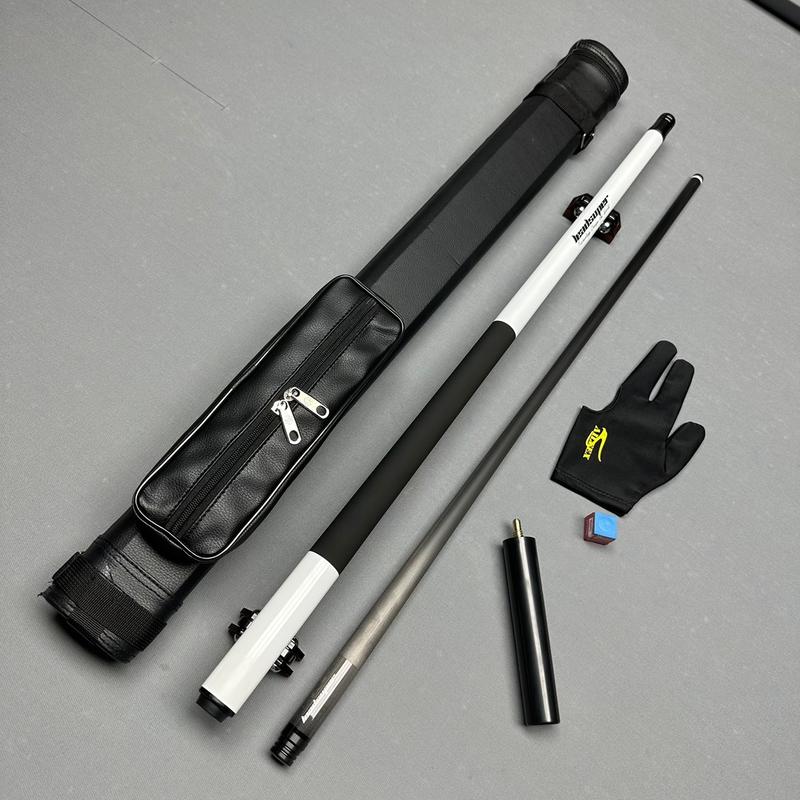 Cơ bida full carbon Leadsuper  (Tặng kèm combo bao da và nối chuôi) - gậy bi-a lỗ cao cấp