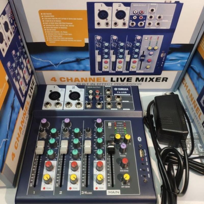 Bộ trộn âm thanh Mixer YAMAHA F4 có Bluetooth có chân USB, mẫu mới, hàng chất lượng. 1
