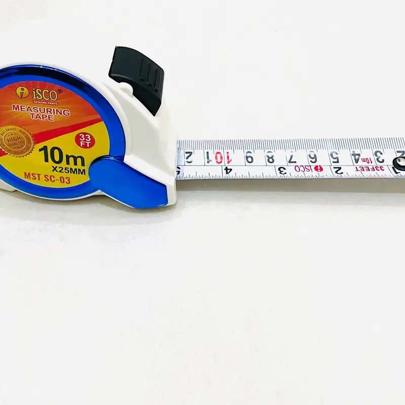 Meteran Roll 10 Meter 10 M Bangunan Tukang Rumah - Measuring Tape ABS 4