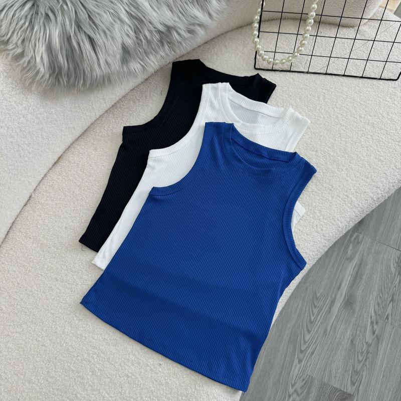 Áo thun ba lỗ bigsize nữ dáng croptop chất thun gân mềm mịn co giãn cho nàng chubby  - G4 5