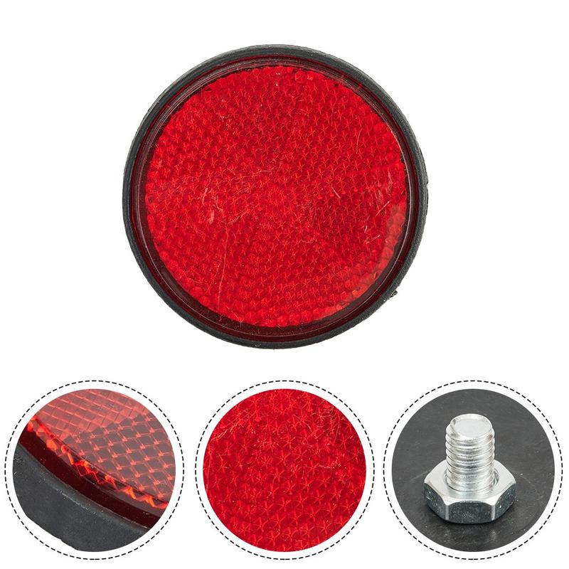 Mặt nạ phản chiếu hình tròn, cho ô tô, xe tải, xe máy, xe đạp và bộ kéo, phụ kiện chiếu sáng, phụ kiện ánh sáng khúc xạ Thông Dụng màu đỏ, vàng, trắng, xanh lam và xanh lục 6