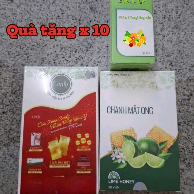 Thực Phẩm Bổ Sung CENLY Chăm Sóc Sức Khỏe 1 Hộp 30 Viên Và 30 Viên  Chanh mật Ong 3