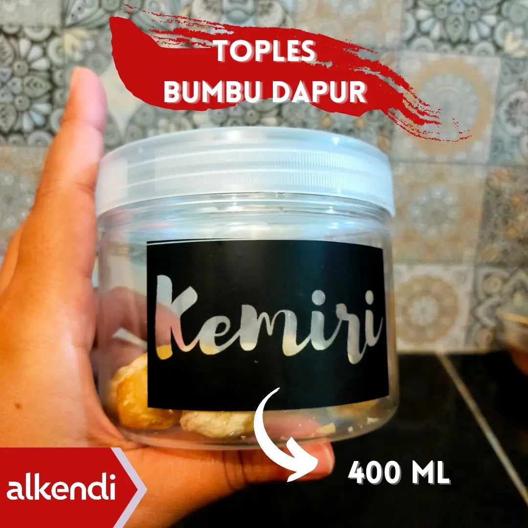 TABUNG 400 ML - TOPLES BUMBU DAPUR - TUTUP NATURAL (BENING)
