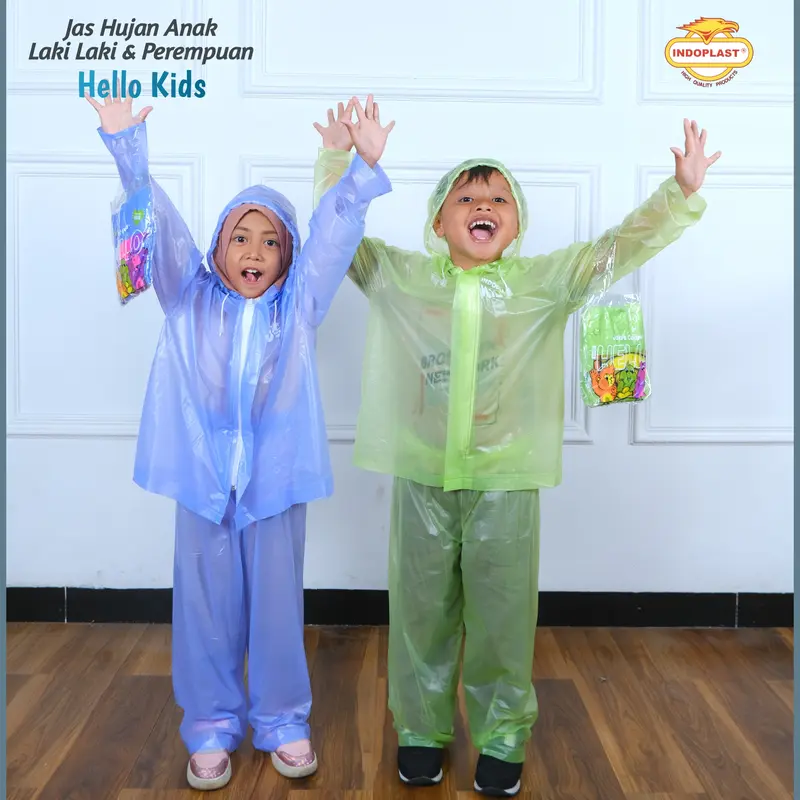 [Diorashop] Jas Hujan Anak Hello INDOPLAST 1