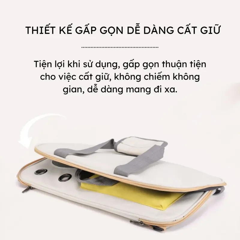 Túi Lưới vận chuyển chó mèo túi vận chuyển chó mèo dạng lưới thoáng mát kích thước lớn Hoshi Pet TVC06 5
