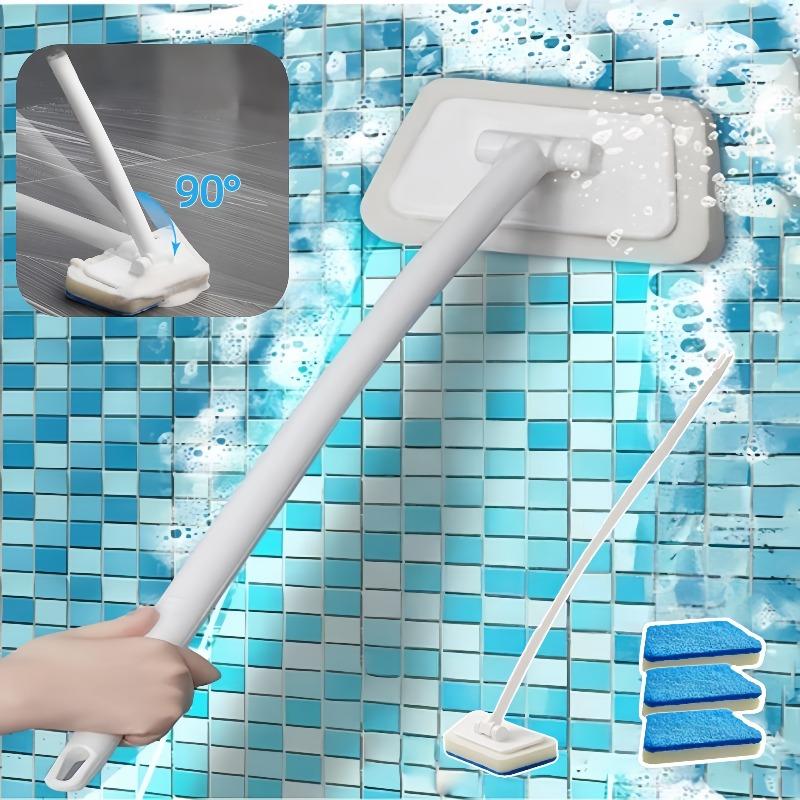 Pembersih Kamar Mandi Multifungsi / Alat Sikat Set Pembersih Dinding Lantai Kamar Mandi Dapur Toilet / Sikat Kamar Mandi / Pegangan Sikat Spons Pembersih Kamar Mandi Multifungsi / Alat Sikat Set Pembersih Dinding Lantai Kamar Mandi Dapur Toilet / Sikat Kamar Mandi / Pegangan Sikat Spons
