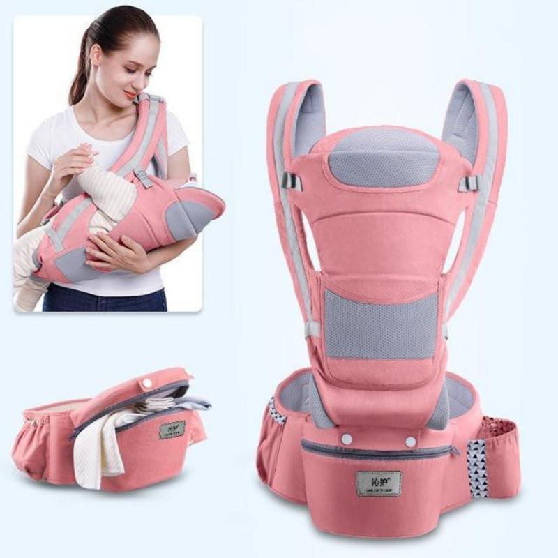 Product Introduction of เป้อุ้มเด็ก เป้อุ้มลูก 0-36เดือน Hip Seat Baby Carrier 3-in-1 แบบมีที่นั่ง แยกได้ มีช่องเก็บของใต้เบาะ Ergonomic Carrier สินค้าขายดี 49
