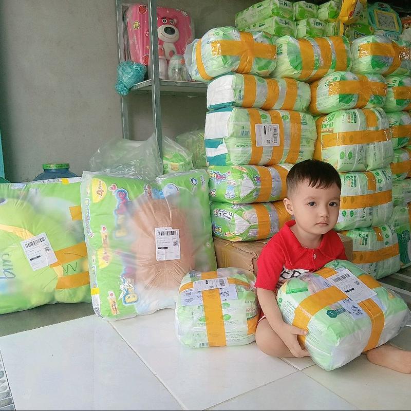 [tích điểm đổi quà] bỉm tã kitin natural với tinh chất trà xanh mềm mỏng thấm hút tốt. tã dán và tã quần cho bé 7