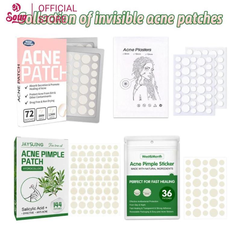  Miếng Dán Mụn Vô Hình Bộ Sưu Tập 72   144 Cái Miếng Dán Mụn Hydrocolloid Trong Suốt Chứa Tinh Dầu Thích Hợp Sử Dụng Ban Ngày Và Ban Đêm Miếng Dán Mụn 