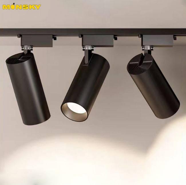  Combo 3 đèn rọi ray MONSKY ống hiện đại 20W 30W Trang Trí Shop Quán Showroom - tặng kèm ray 1 mét.. 