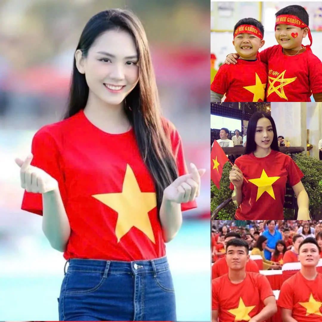 Áo cờ đỏ sao vàng người lớn - trẻ em giá xưởng (sỉ và lẻ)