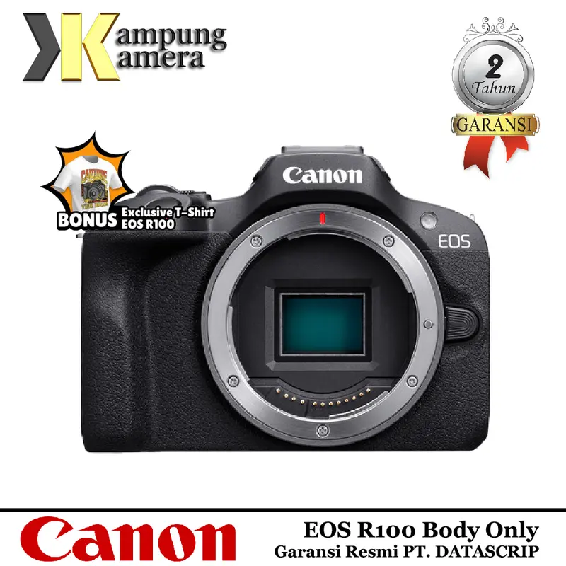 Canon EOS R100 Mirrorless Camera Body Only - Garansi Resmi 0