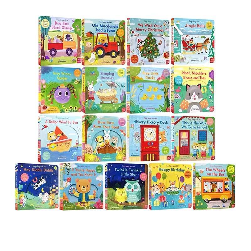 Product Introduction of High Quality Nursery Rhymes Sing Along With Me Interactive Board Book By Nosy Crow For Babies And Toddlers (17 Titles) 18
