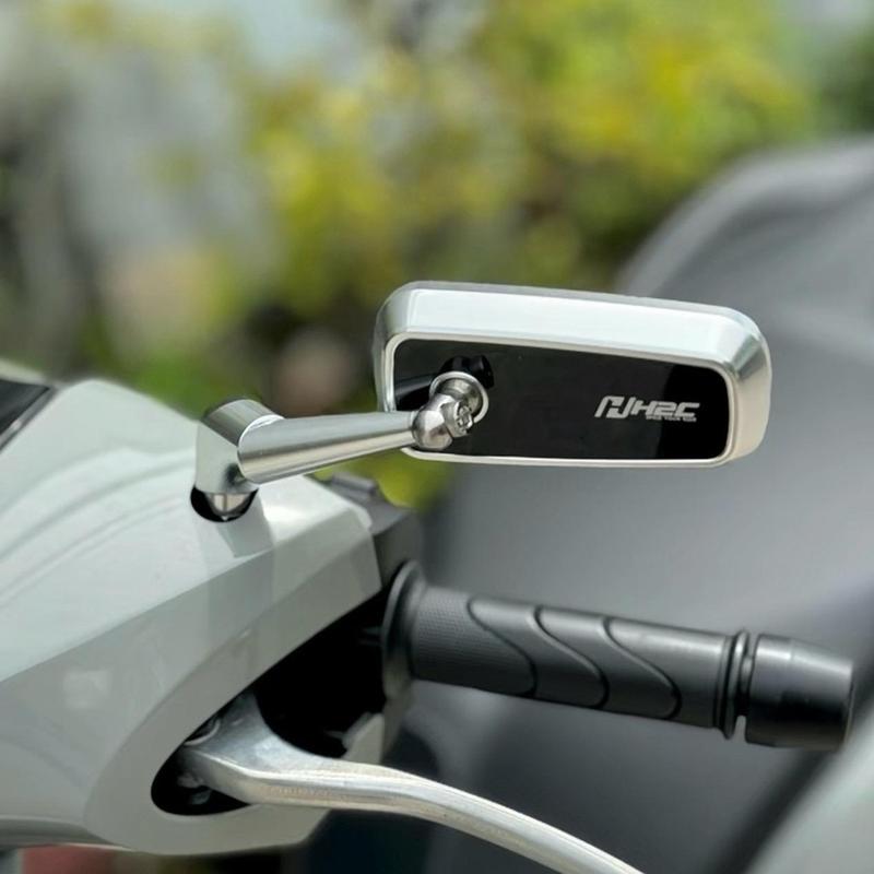 Gương Kính Chiếu Hậu Xe Máy H2C VUÔNG Cao Cấp Full Nhôm Kèm Hộp Ốc Pát Lục Giác Phụ Kiện Phụ Tùng