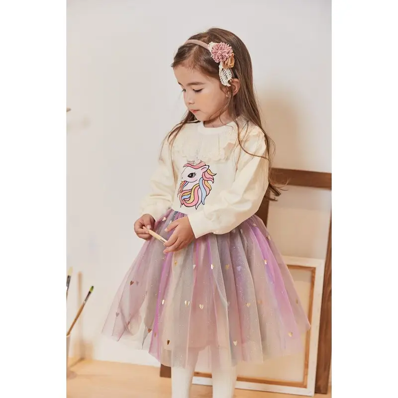 [363265] - Dress Fashion Trend Anak Perempuan - Motif Love Unicorn 7