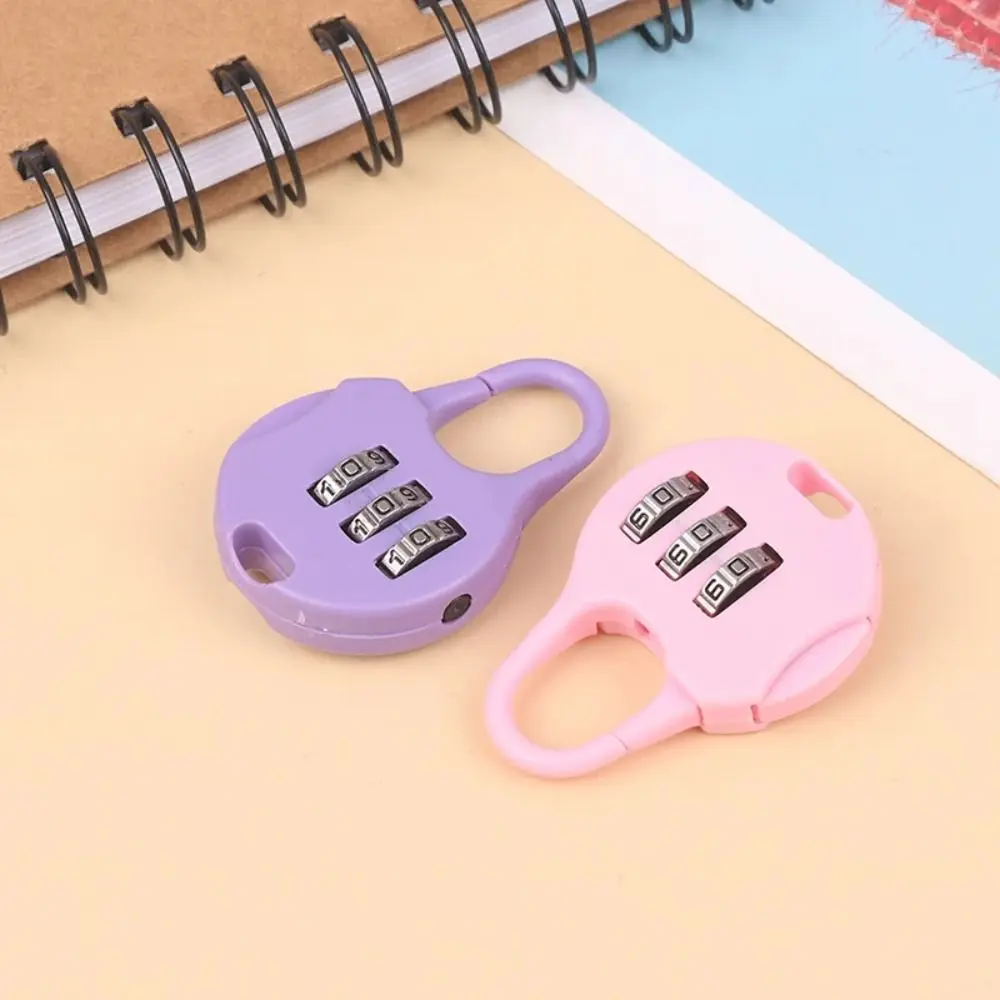 Portable Plastic Password Combination Lock Backpack Padlock Combination Padlock Padlock Luggage Travel Lock 3 Digit Digit Locks Travel Abroad