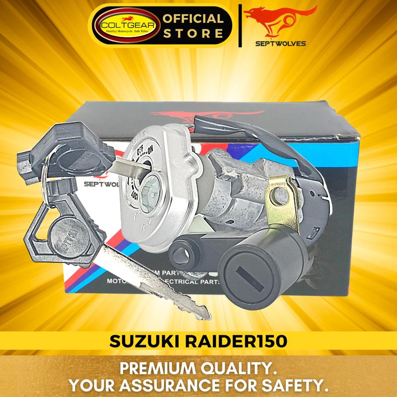 SEPTWOLVES Key Set (Main Switch & Seat lock) Suzuki Raider150 - TikTok ...