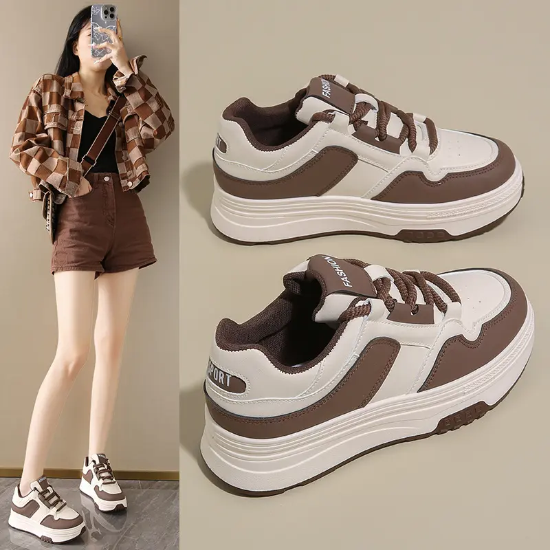 Giày Nữ Đế Dày  Giày Tôn Dáng Shoes Sneaker Nữ Đế Dày Phong Cách Hàn Quốc BA1