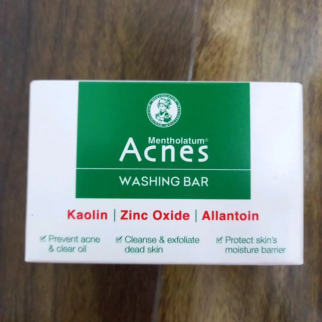 DATE 2027 - XÀ BÔNG CỤC ACNES WASHING BAR Mụn Lưng, Mụn Ngực, Mụn Da Mặt 75g
