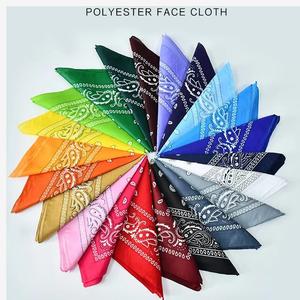 Selendang Bunga, Gaya INS Hip-Hop, 53cm * 53cm, Retro Korea, Serba guna, Gaya Jalanan, Tudung Bergaya, Uniseks