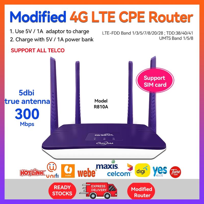 สปอตสินค้า 【CIMCOM】 R810A 4G/ 5g Modem Modified Unlimited Hotspot ...