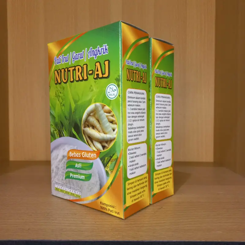 Paket 2 Box Nutri-Aj- Pati Irut-Garut-Angrik-Bebas Gluten Tepung Bahan 6
