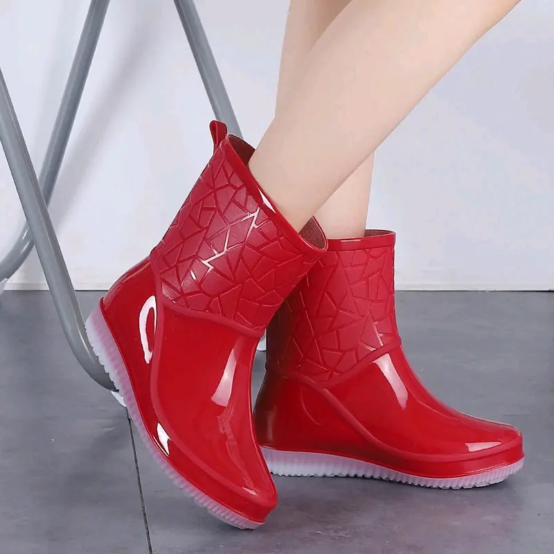 Sepatu Boot Wanita Anti Air 20cm 3