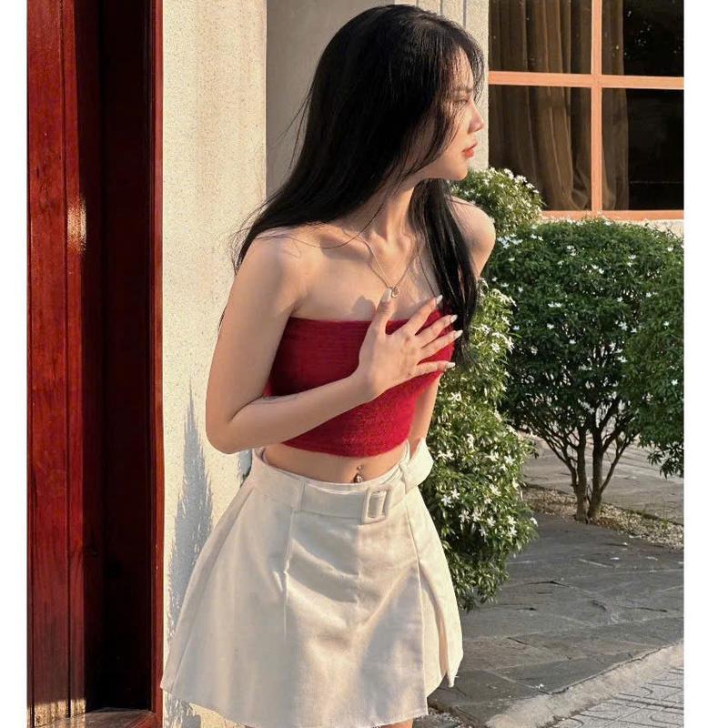 Product Introduction of Áo ống lông thỏ mềm mịn co giãn thoải mái A398 6
