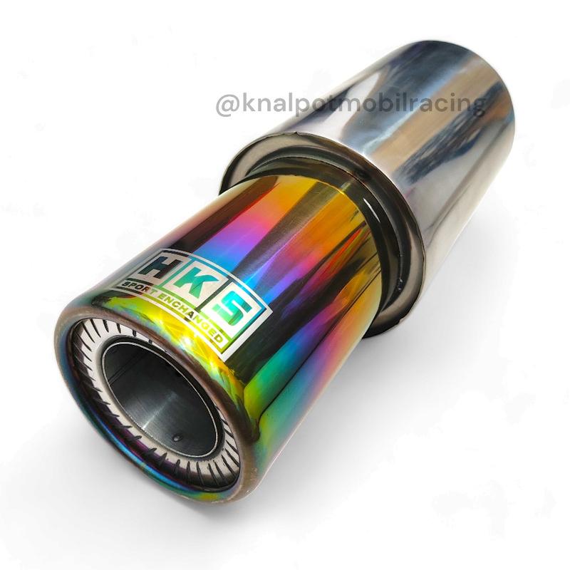 Product Introduction of HKS Sport Knalpot Mobil Racing Tipe Bass Soft untuk Kendaraan Harian Anda suara adem Motorcycle 1