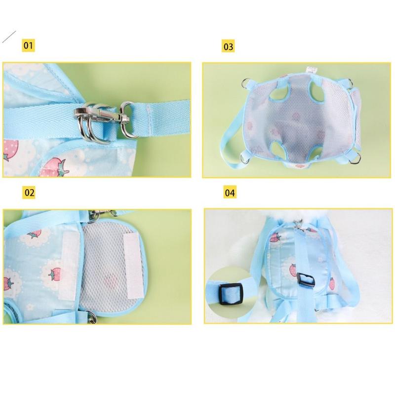 justzzs Cute Breathable Pet Carrier Anti-Scratching Multifunction Cat Dog Backpack Shockproof Pet Shoulder Bags Small Dog Cats 7