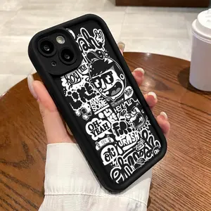 Case For Redmi case 10A 10A Sport 10C 10X 4G 11A 12 4G 12C Activ 9 9 Prime 9A 9AT 9A Sport 9C 9C NFC 9T 9 Power 9i 9i Sport Silicone Cartoon Graffiti Manga Lens Prtector Case Murah
