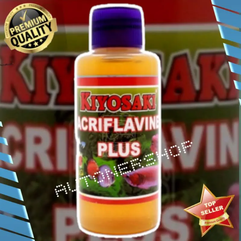 Obat ikan acriflavine plus 100ml 0