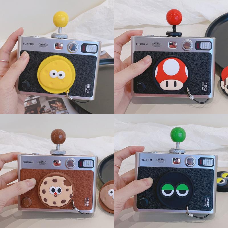 Phù hợp với nắp ống kính silicone màu sắc cho máy ảnh Fujifilm Instax Mini Evo,…