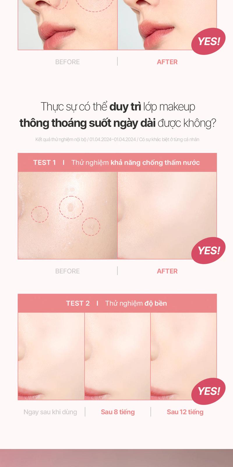 Product Introduction of Kem Lót TFIT Delicate Silk Veil Art Primer kiềm dầu, hỗ trợ hiệu chỉnh màu da mà không gây bí da 30ml 8