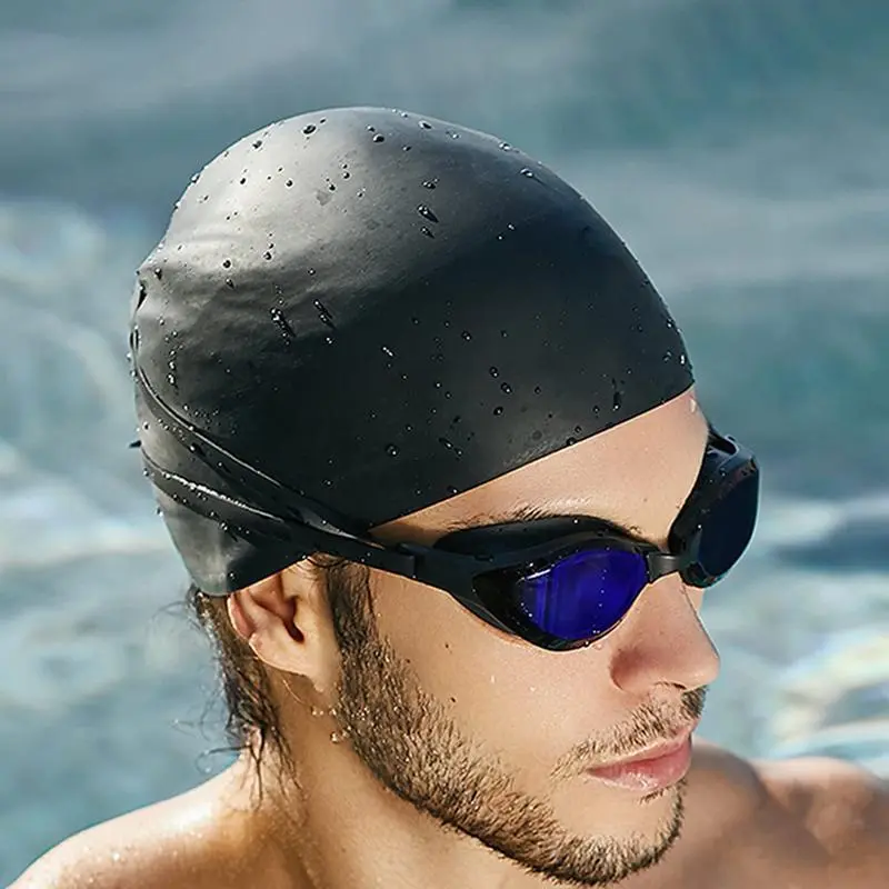Silicone Swimming Cap, Adult, Quick Drying, Good Elasticity, Unisex