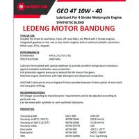 Gambar Oli Mavic Geo 10w40 SF/CF jaso MA 2 motor sport 1 liter Mesin Motorcycle dari Ledeng Motor Bandung Kota Bandung 3 Tokopedia