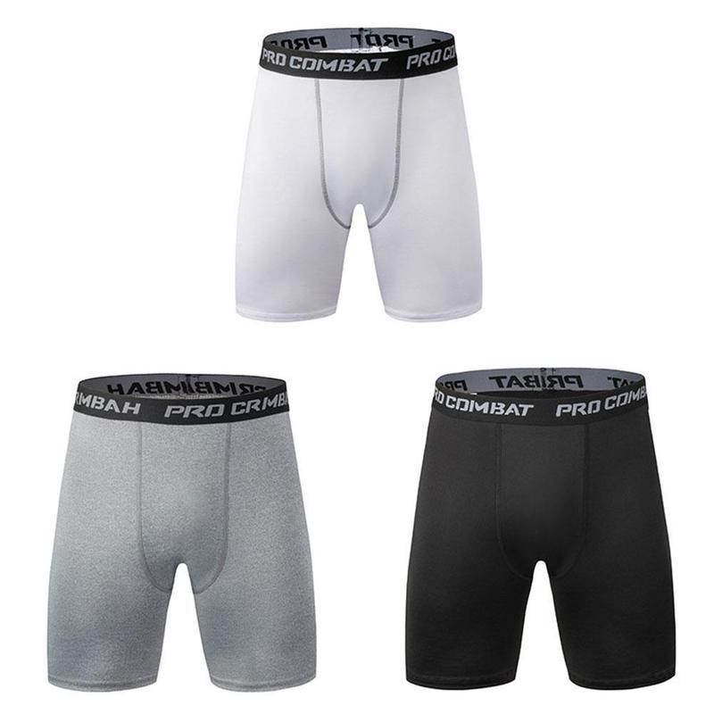 Product Introduction of Men's Leggings Compression Pants Sports Leggings Basketball Quarter Shorts Quick Drying Running Training Stretch Fitness Pants 35