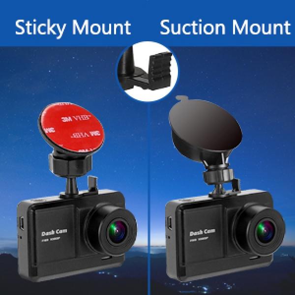 Product Introduction of Driving Recorder Front Rear, Mini Driving Recorder 2.5K QHD with 32gb SD Card, 2.4 Inch IPS Screen, 2 Installation Methods, Night Vision, WDR, Accident Locking, Loop Recording, Parking Surveillance 22