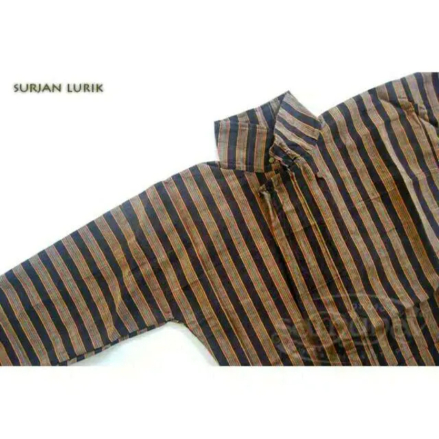 Baju Adat Khas SOLO // Baju Surjan Lurik // Baju Tradisional || Motif Lurik Tradisional 6