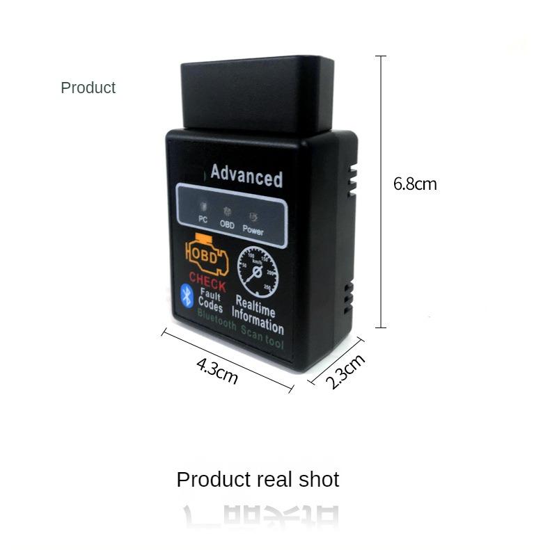Product Introduction of HH OBD V2.1 Bluetooth 5.1 Automobile Malfunction Diagnosis Instrument ELM327 OBD2 5