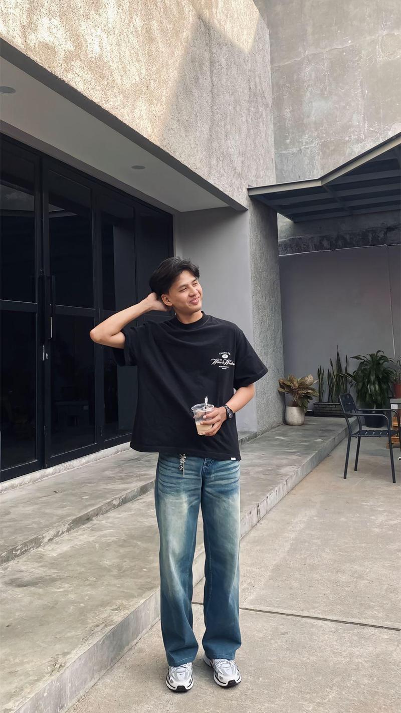 Product Introduction of (GREEN RETRO Rare) Celana Baggy Jeans Gombrong Celana Skena Vintage Retro Denim Panjang Boyfriend Wanita 20