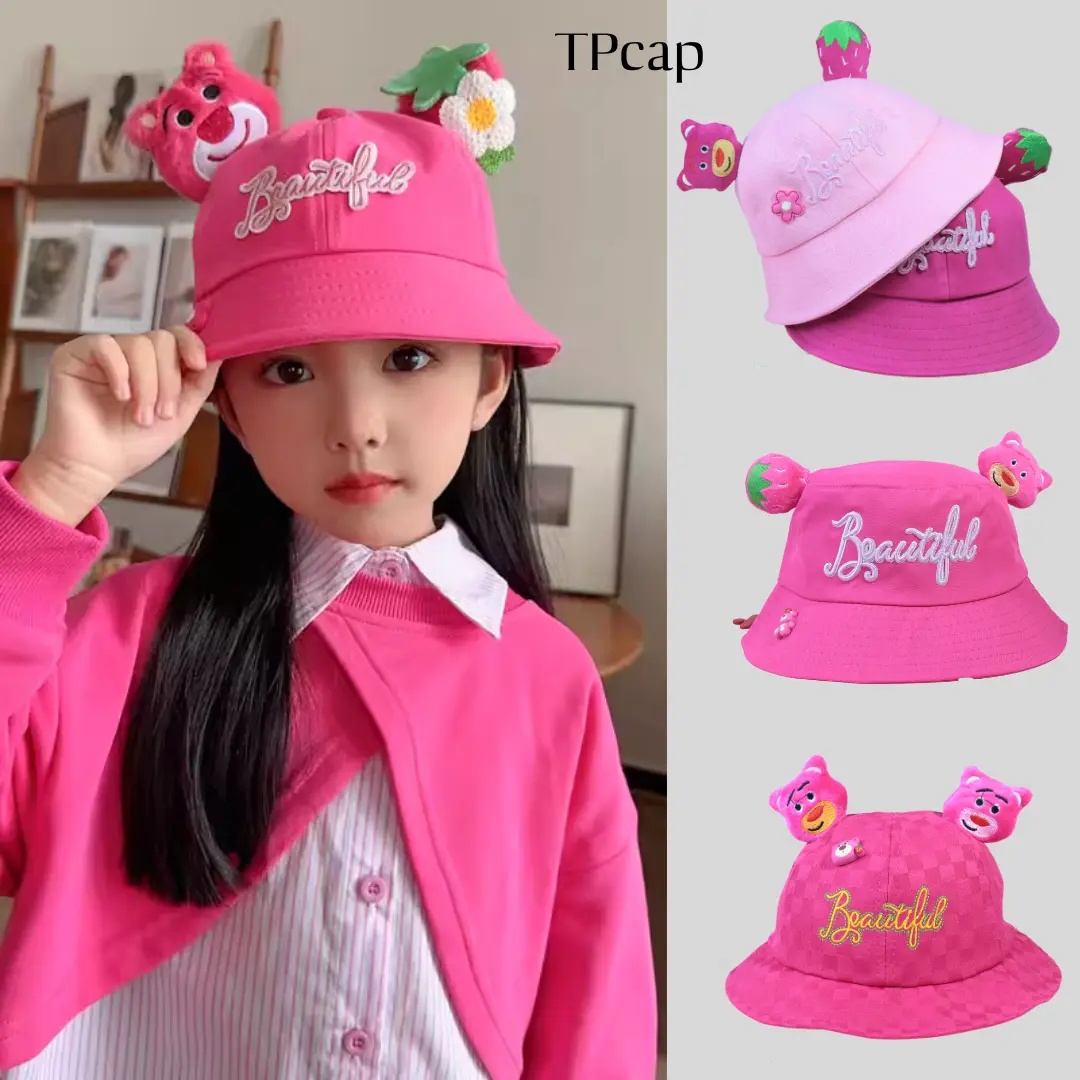 Mũ vành LOTSO BEAUTIFUL SIZE LỚN cho bé gái từ 5 đến 9 tuổi, nón tai bèo vải dày dặn vòng đầu 55 cm