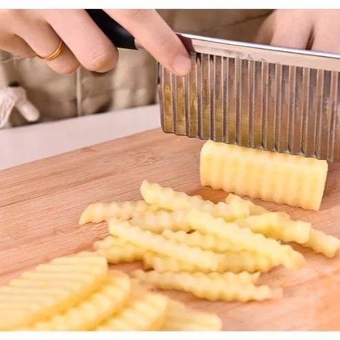 Dao răng cưa lượn sóng cắt rau củ, rau câu, bánh... hình sóng 7