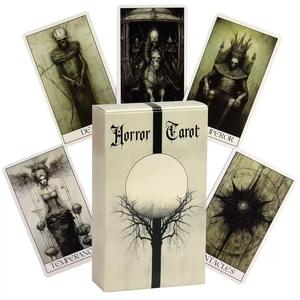 Juego de Cartas del Tarot de Horror, 78 piezas por caja, Juego de Cartas del Tarot, Juego de Fiesta Familiar, Regalo de Cumpleaños, Artículos para Fiestas, Juego Divertido para Adolescentes y Adultos