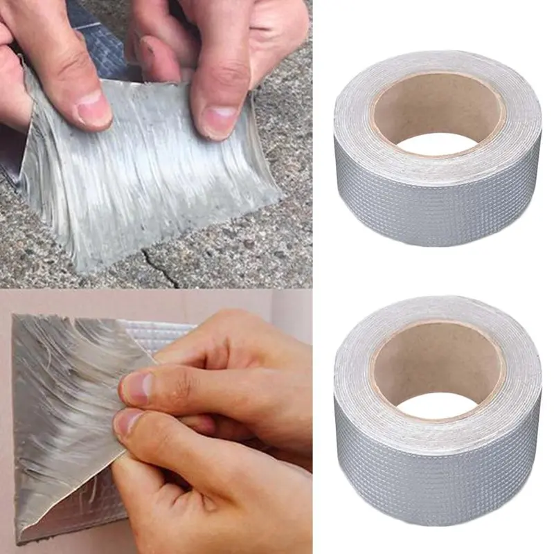 Keo dán cao su tự dính, chống thấm nước, đặc biệt cho sửa chữa mái nhà bằng nhôm, với giấy bạc, băng dính, X2O4 4