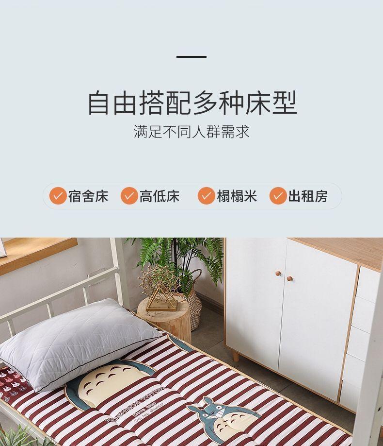 Product Introduction of Tilam Span, Tebal, Saiz Tunggal dan Berganda, Sesuai untuk Asrama Pelajar dan Bilik Tidur, Bahan Tatami, Tidak Licin, Kusyen Boleh Dilipat Furniture 7